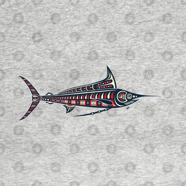 Salish Swordfish by Munchbud Ink